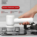 5 in 1 Electric Cleaning Brush Wireless Cleaner For Kitchen and Bathroom Multipurpose Netdropeo