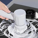 5 in 1 Electric Cleaning Brush Wireless Cleaner For Kitchen and Bathroom Multipurpose Netdropeo