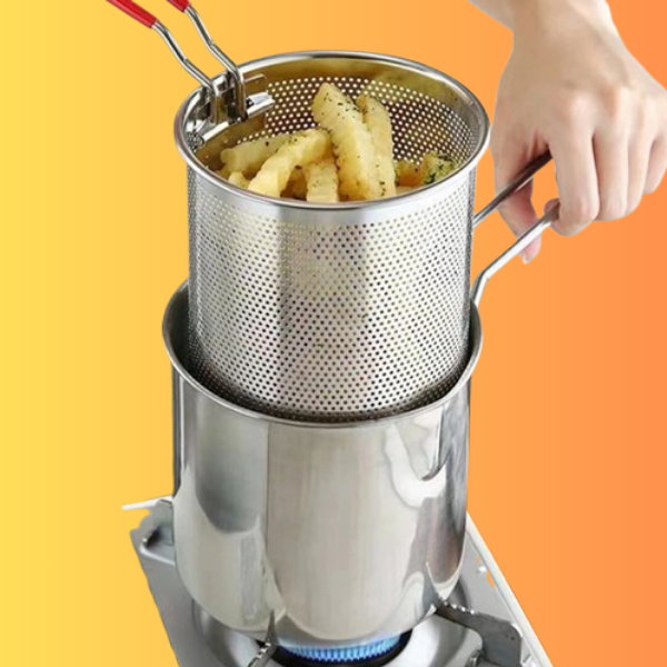 Fritadeira de aço inoxidável Minha loja