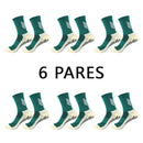 6 Pares De Meias Antiderrapantes Netdropeo