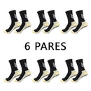 6 Pares De Meias Antiderrapantes Netdropeo
