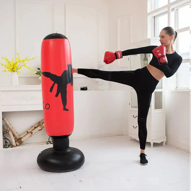 Sacos de areia de boxe inflável Minha loja