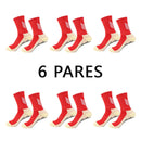 6 Pares De Meias Antiderrapantes Netdropeo
