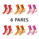 6 Pares De Meias Antiderrapantes Netdropeo