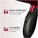 Secador de Cabelo Mondial Max Travel SC-10 Vermelho - Bivolt Minha loja