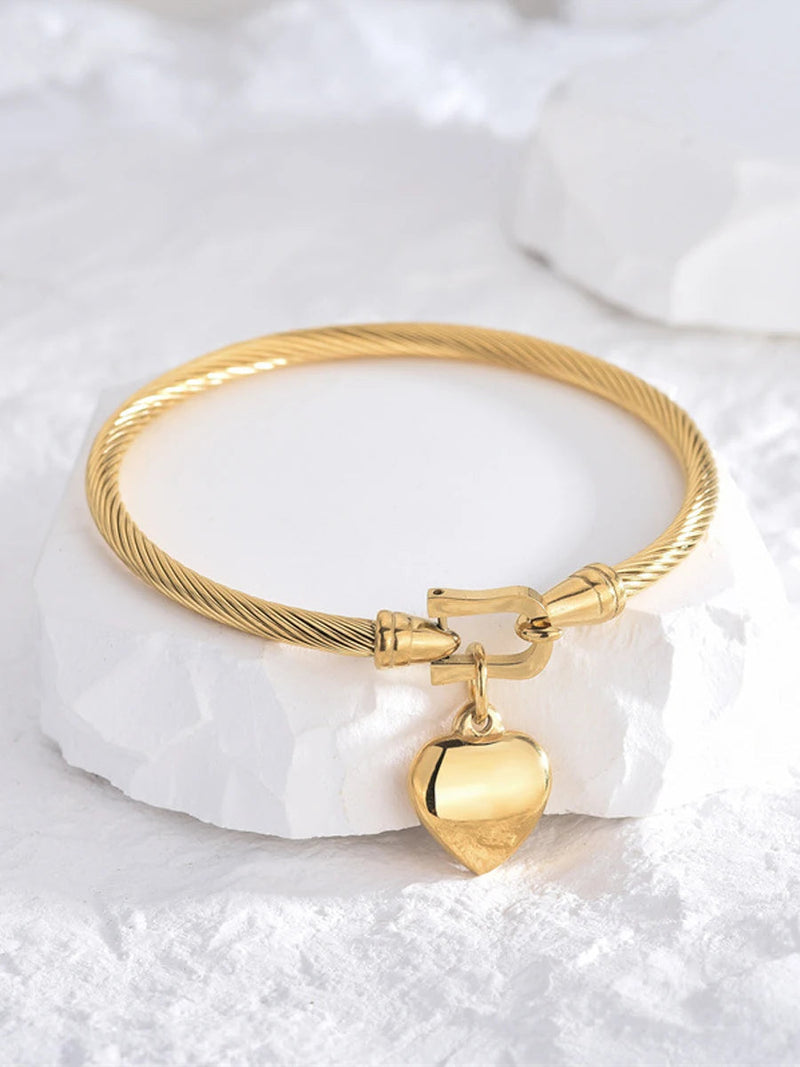 Pulseiras De Coração Inoxidável Minha loja