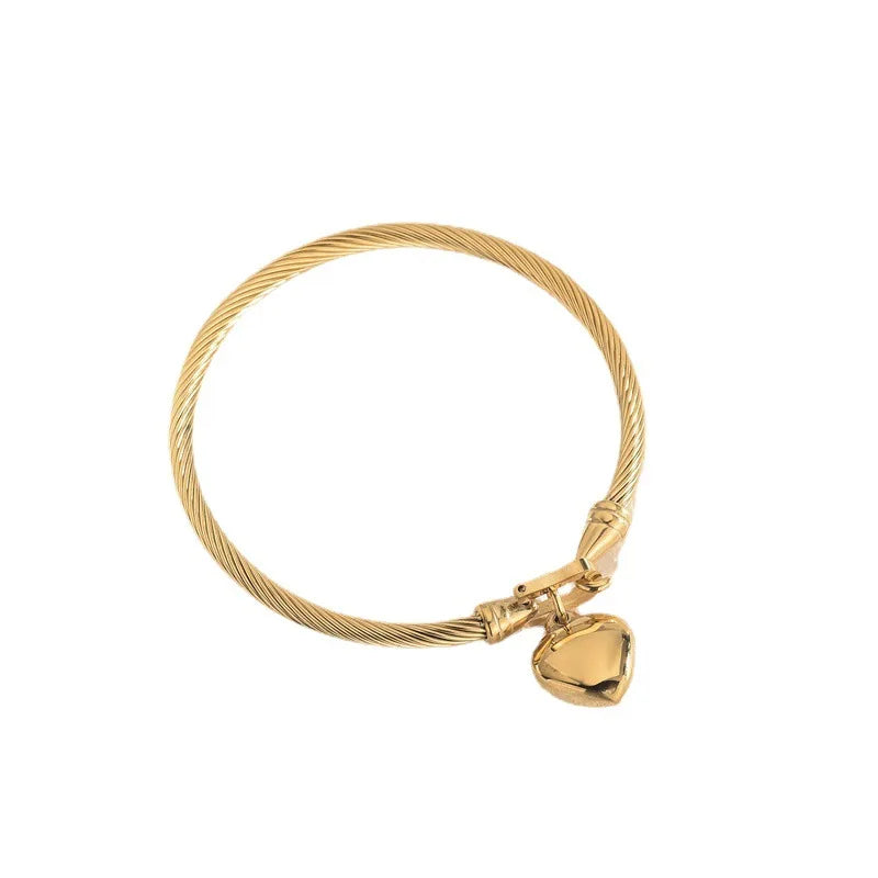 Pulseiras De Coração Inoxidável Minha loja