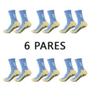 6 Pares De Meias Antiderrapantes Netdropeo