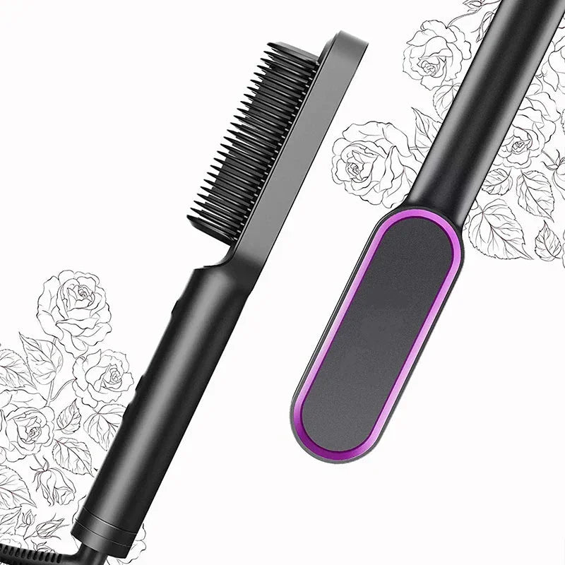 Escova de Alisar Cabelo Elétrico Profissional Minha loja
