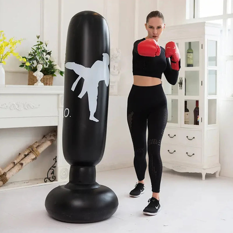 Sacos de areia de boxe inflável Minha loja